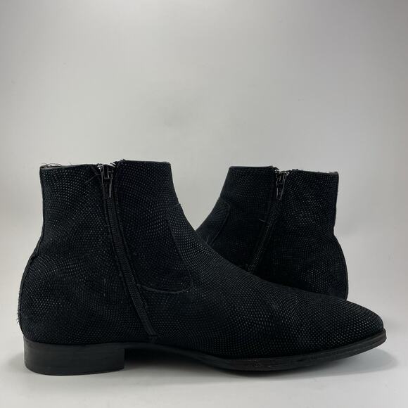 Mezlan Spain Black Suede Jodhpur Chelsea Boots Buckle Detailed Mens Size 10 M main image 7